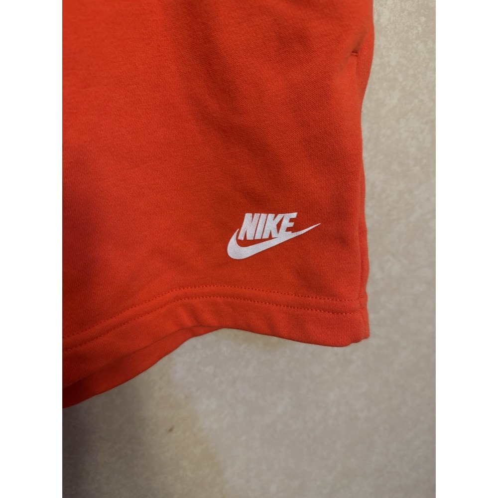 Nike Sportswear Club Fleece Shorts Women's XL Orange Drawstring Lounge Casual - Picture 2 of 14